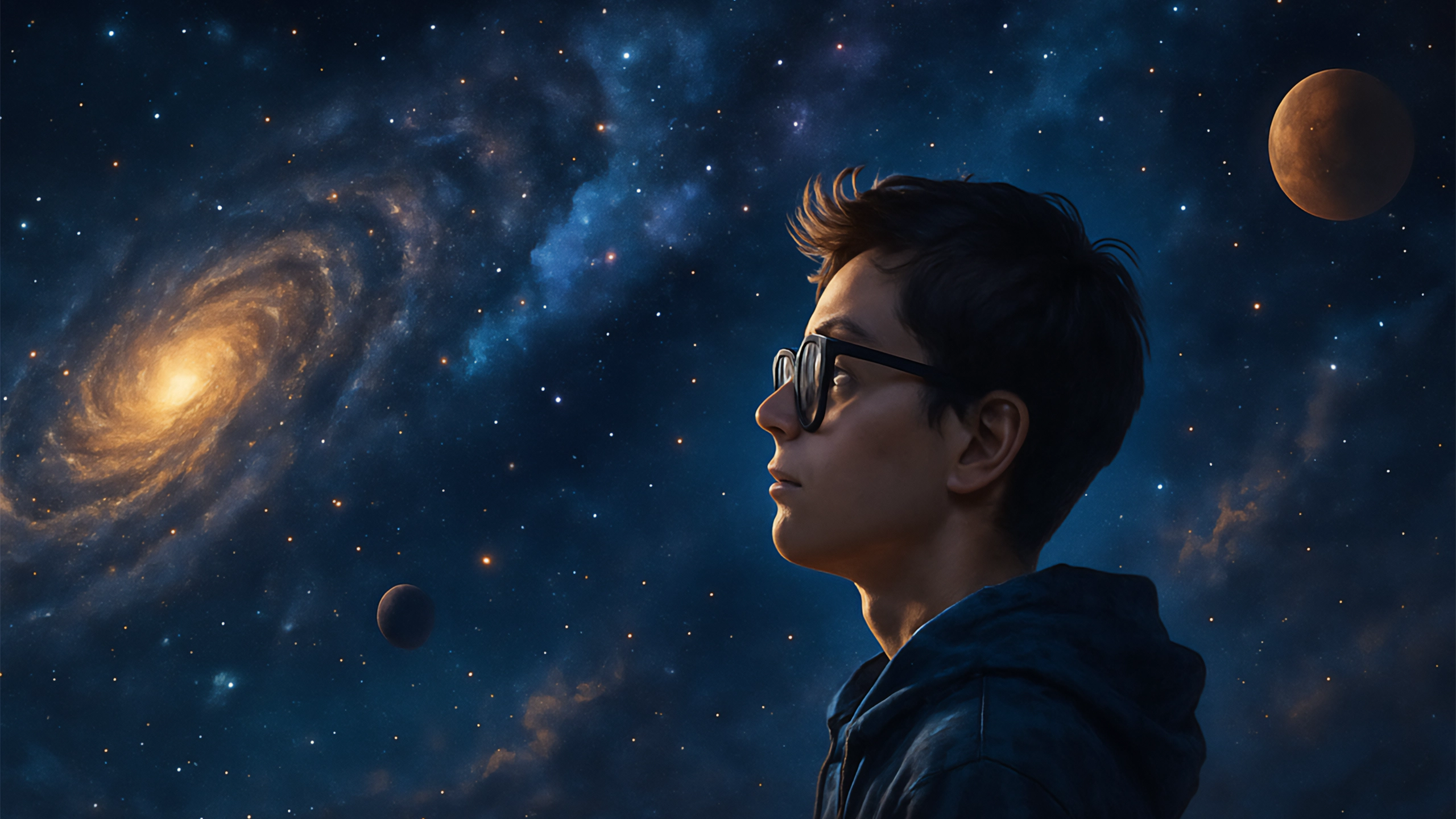 Cosmic introspection – a surreal journey through the mind and the stars